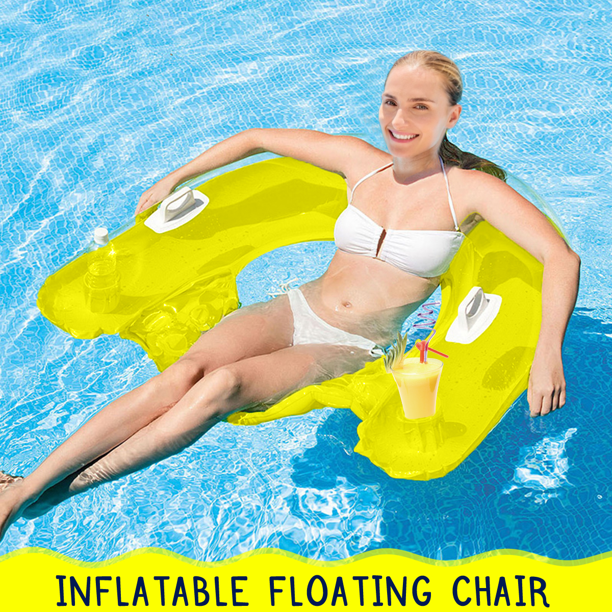 Inflatable-Mattresses-Water-Hammock-Floating-Lounge-Chairs-Swimming-Pool-Float-Mat-with-Backrest-Cup-1837392-1