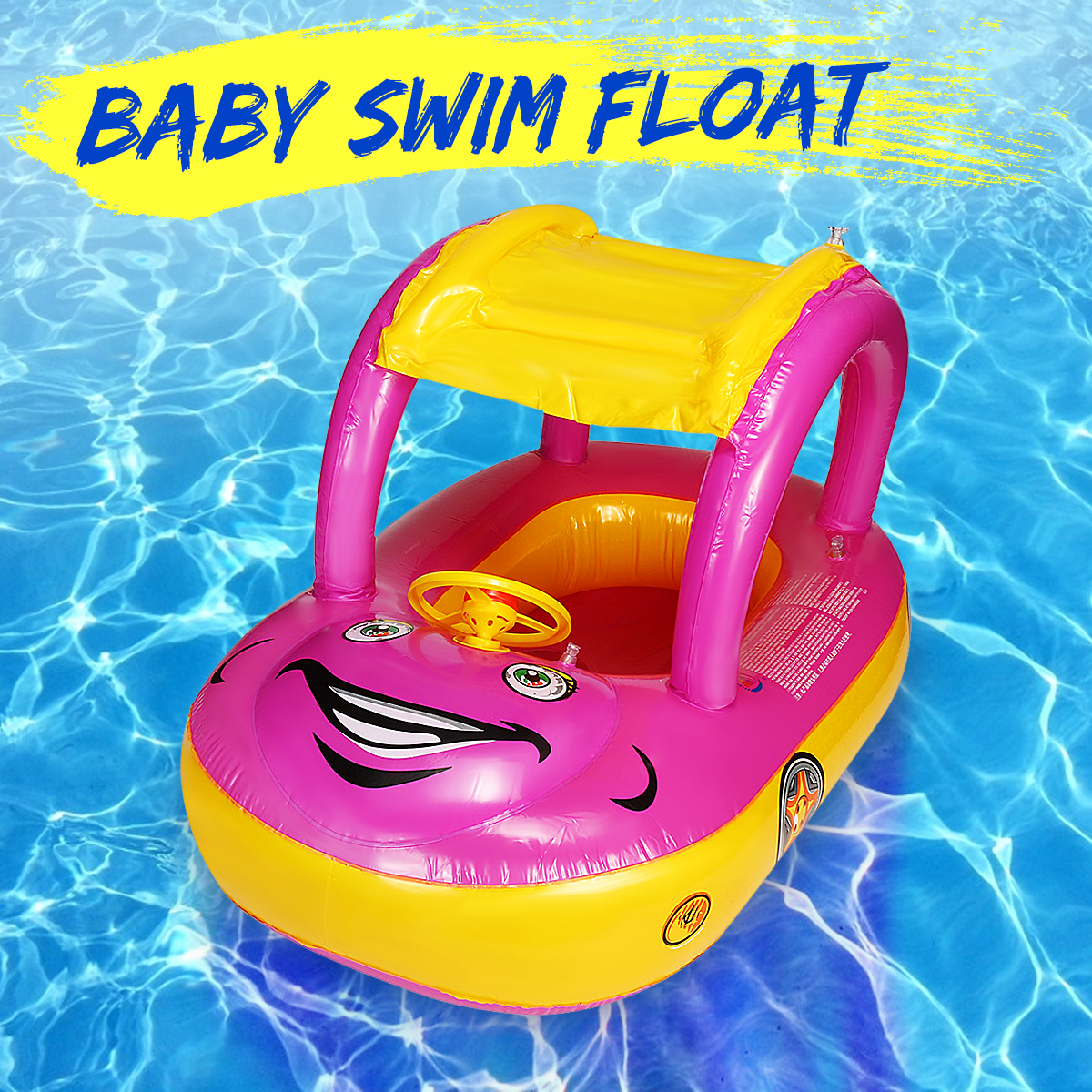 Inflatable-Sunshade-Safety-Car-Baby-Float-Seat-Boat-Swim-Water-Pool-937327-1