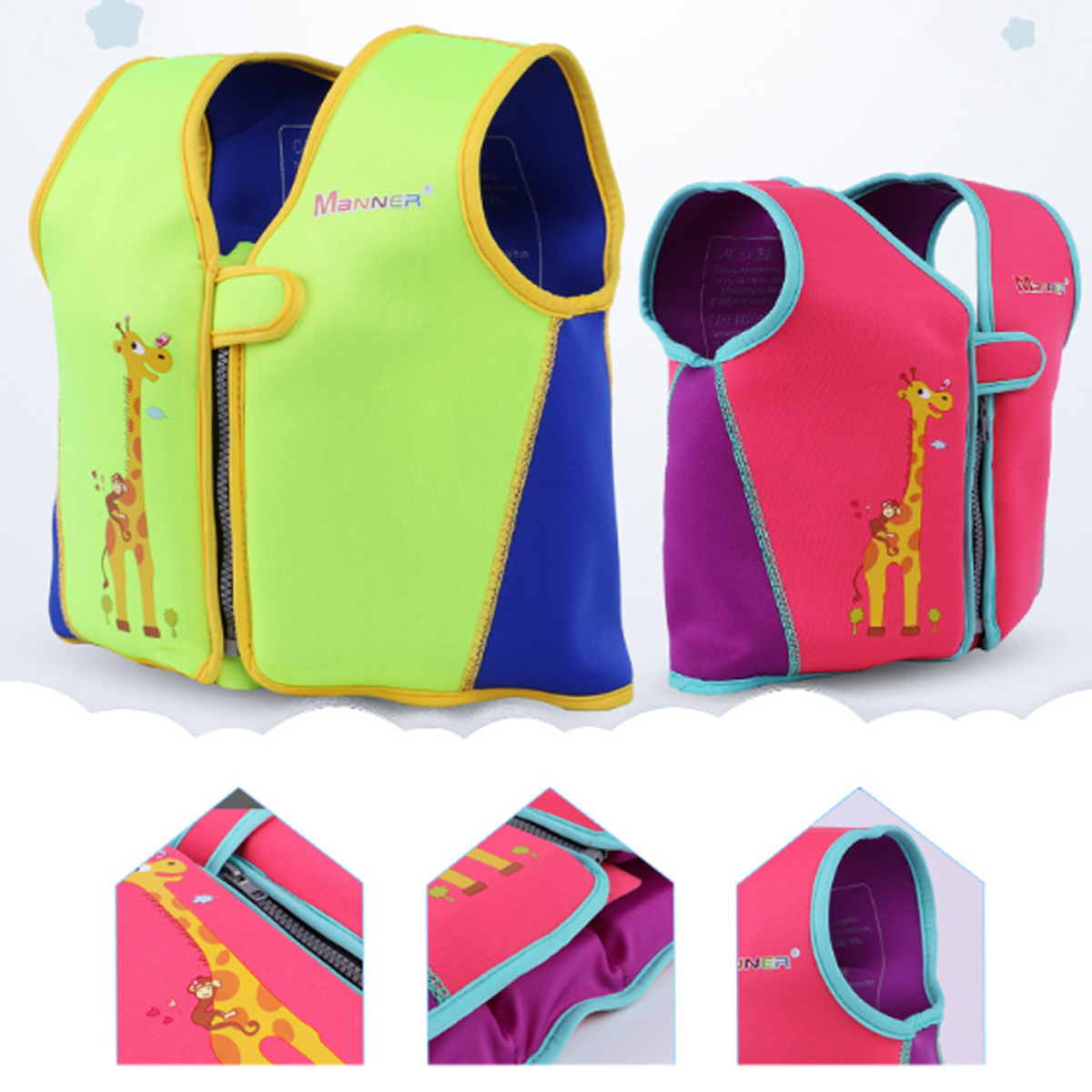 Kids-Children-Swim-Floatation-Vest-Life-Jacket-Safety-Swimming-Buoyancy-Float-Aid-1523254-3