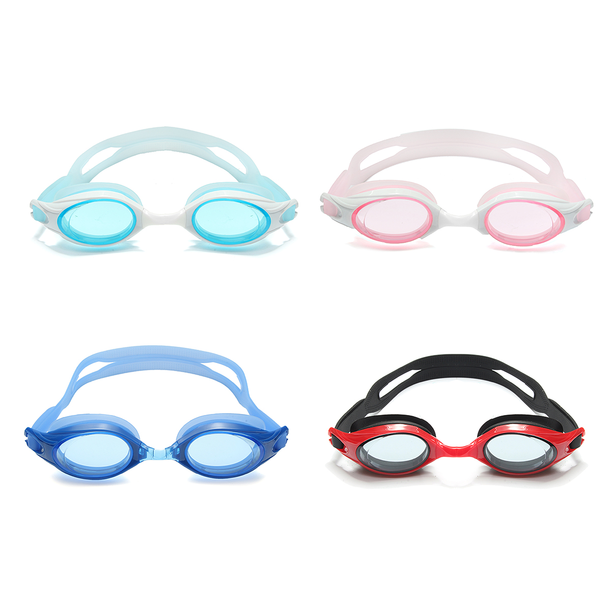 OUTEROO-Swimming-Glasses-PC-Silicone-Shockproof-Anti-fog-Anti-UV-Adjustable-Swimming-Goggles-for-Adu-1886066-2