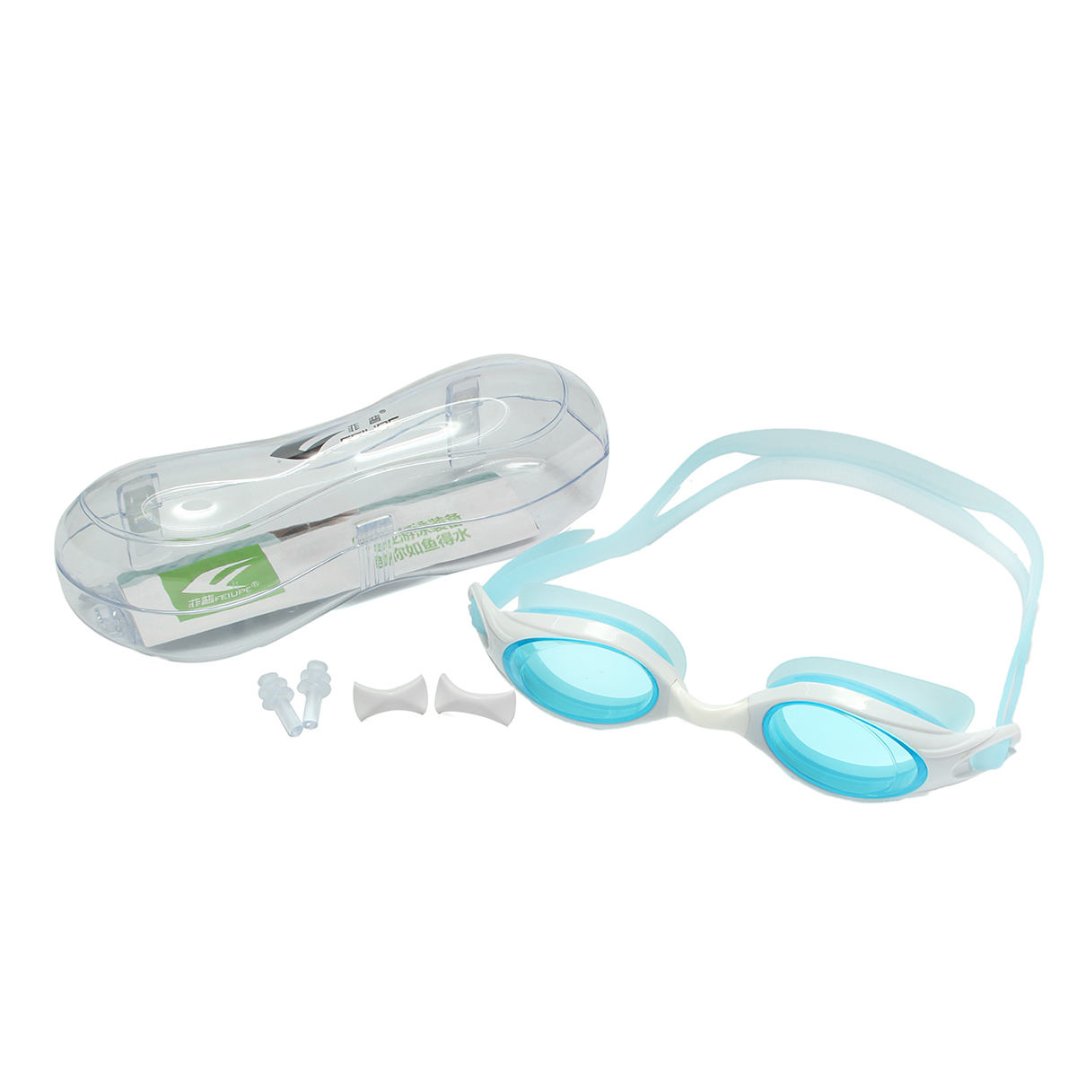 OUTEROO-Swimming-Glasses-PC-Silicone-Shockproof-Anti-fog-Anti-UV-Adjustable-Swimming-Goggles-for-Adu-1886066-11