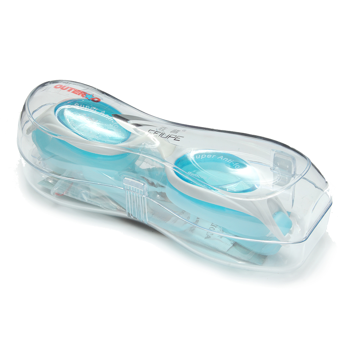 OUTEROO-Swimming-Glasses-PC-Silicone-Shockproof-Anti-fog-Anti-UV-Adjustable-Swimming-Goggles-for-Adu-1886066-10