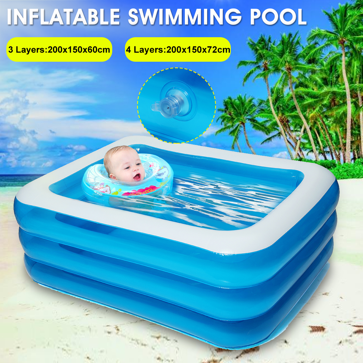 PVC-34-Layers-Inflatable-Swimming-Pool-Camping-Garden-Ground-Pool-1696703-1