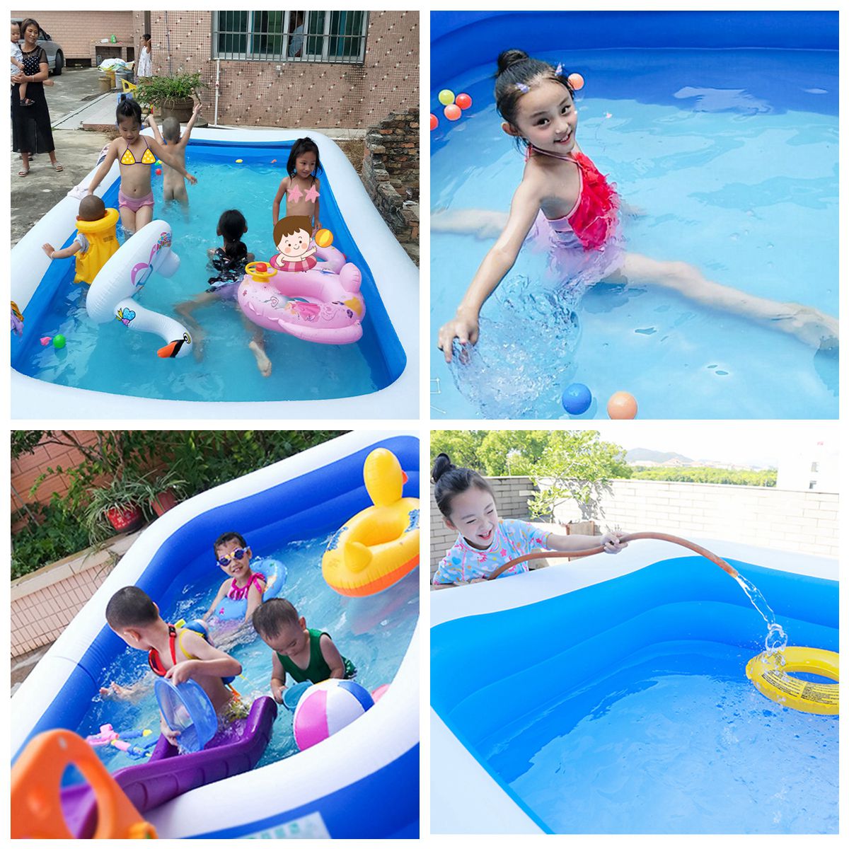 PVC-34-Layers-Inflatable-Swimming-Pool-Camping-Garden-Ground-Pool-1696703-8