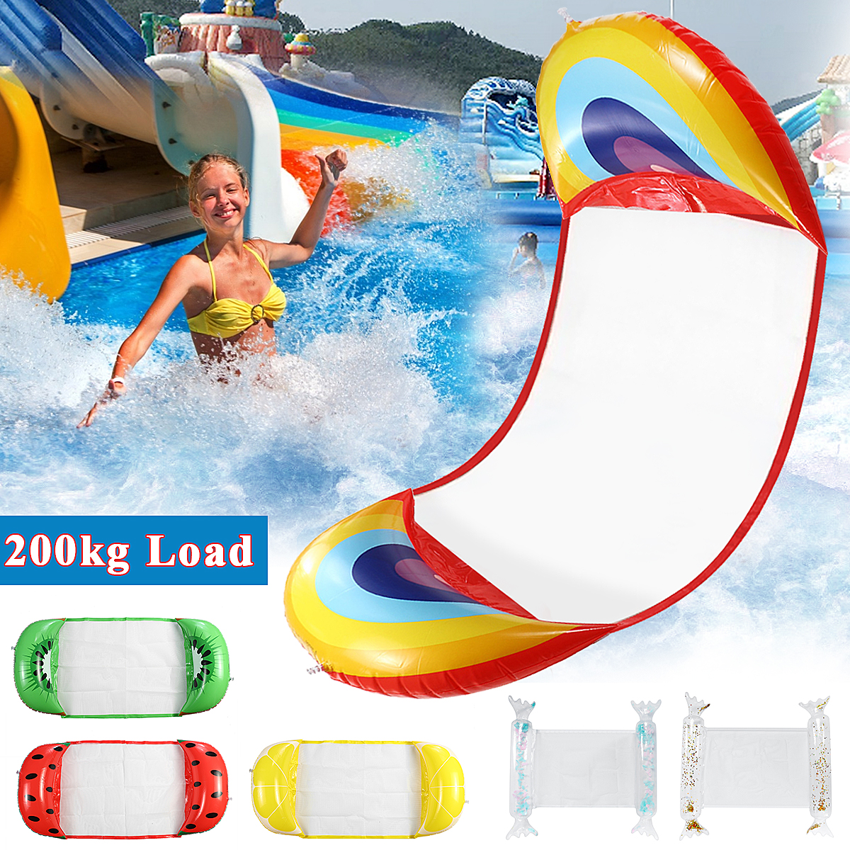 PVC-Fruit-Hammock-Floating-Bed-With-Net-Inflatable-Bed-Backrest-Durable-Portable-Adult-Water-Floatin-1856461-2