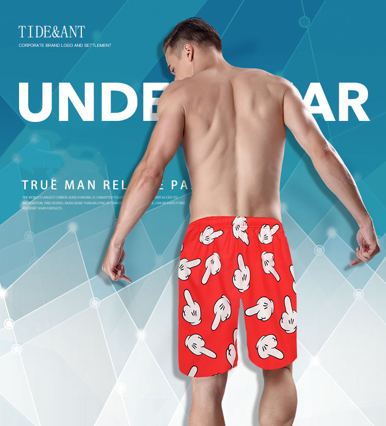 S5258-Beach-Shorts-Board-Shorts-3D-Funny-Gloves-Printing-Fast-Drying-Waterproof-Elasticity-1301152-2