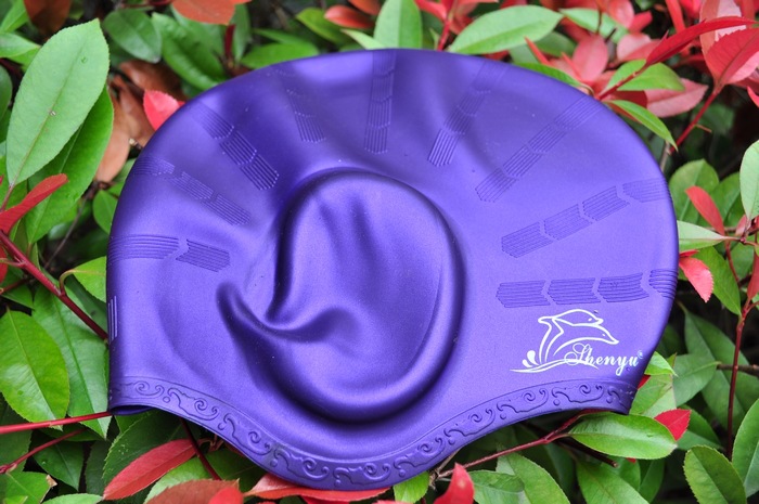 Summer-Ears-Protection-Swimming-Cap-Silicone-Waterproof-Hair-Protect-Colorful-Hooded-Cap-1141298-4