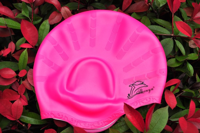 Summer-Ears-Protection-Swimming-Cap-Silicone-Waterproof-Hair-Protect-Colorful-Hooded-Cap-1141298-8
