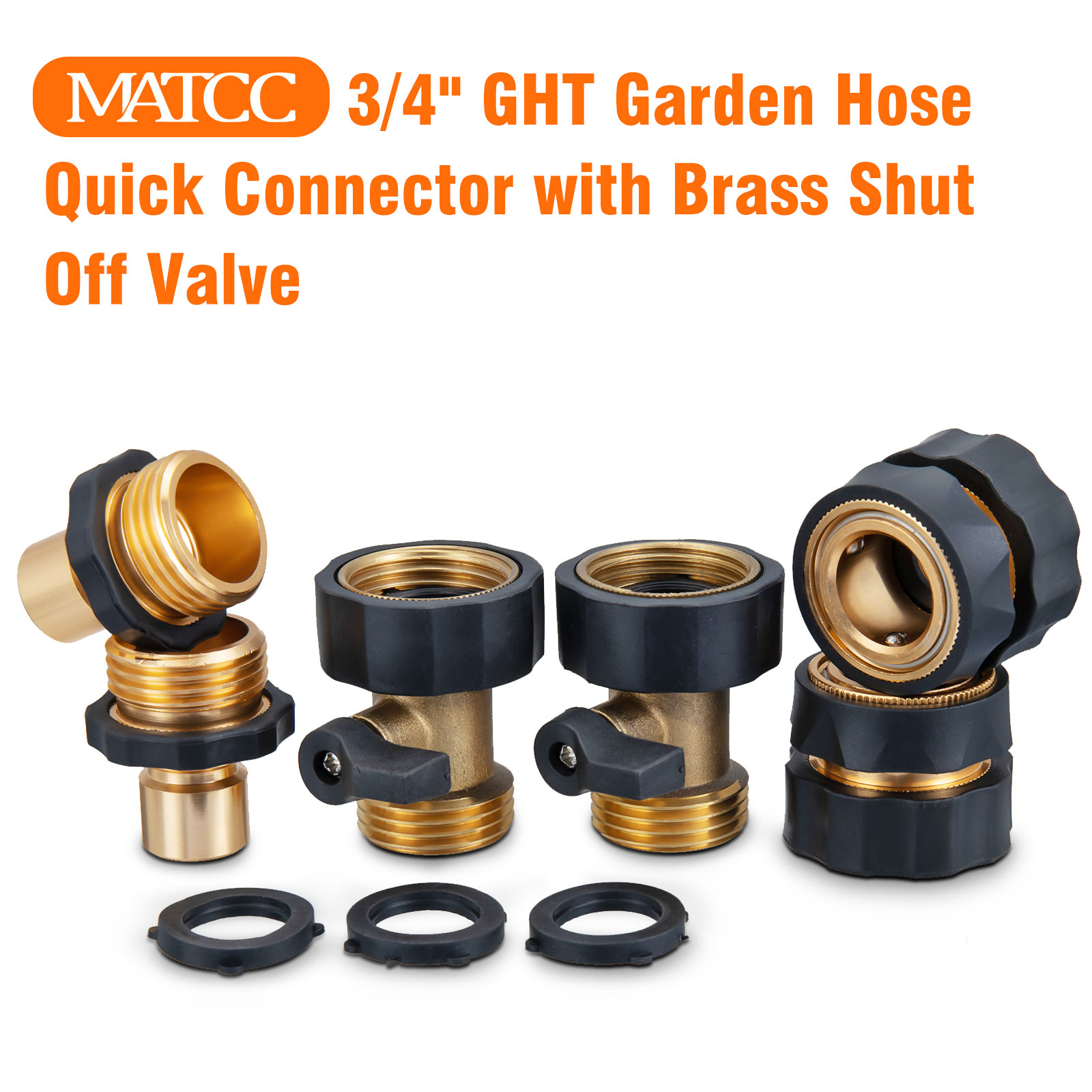 34-Garden-Hose-Quick-Connect-Water-Hose-Fit-Brass-Female-Male-Connector-Set-1943824-5