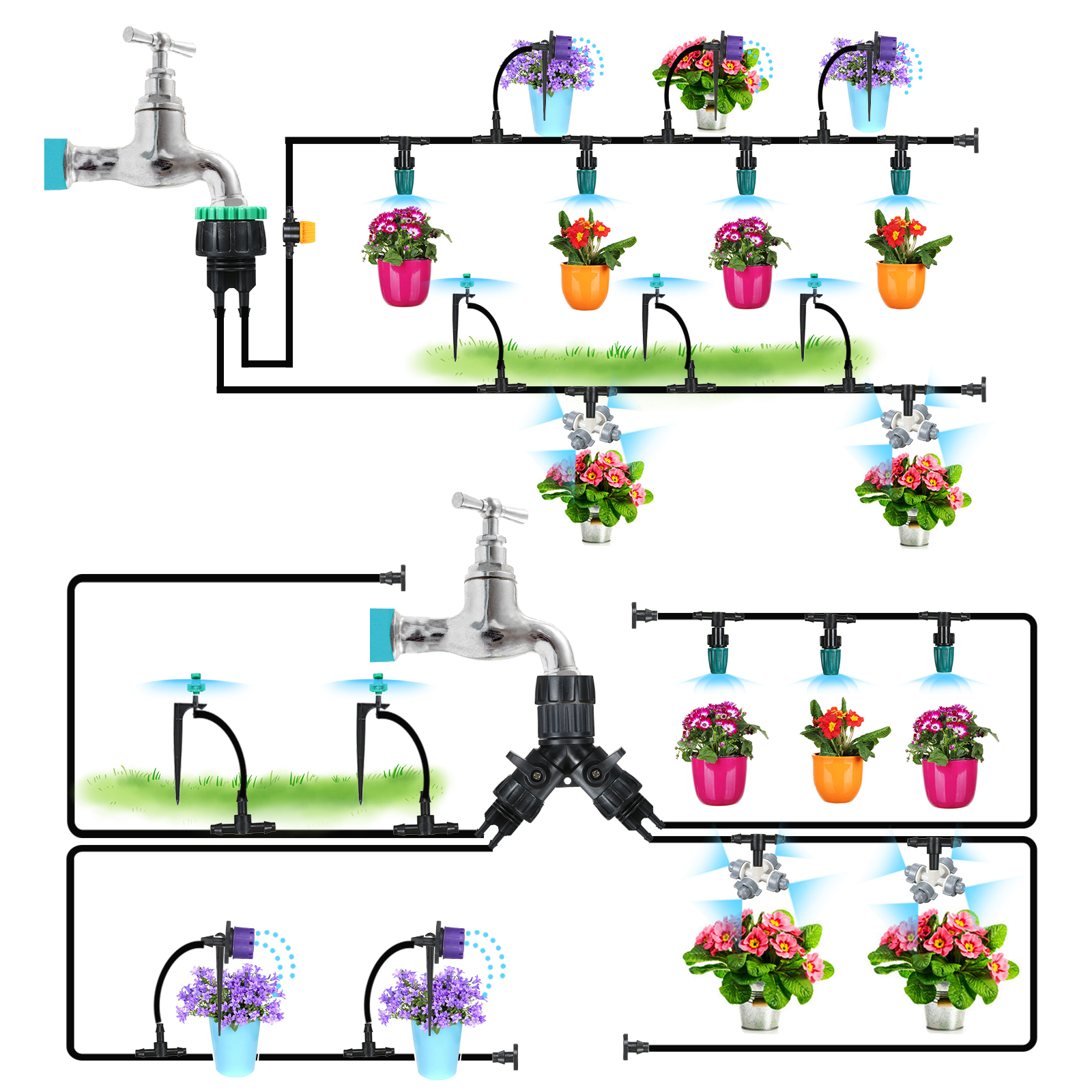 JETEVEN-40M-Drip-Irrigation-Kit-Automatic-Sprinkler-DIY-Garden-Watering-Micro-Drip-Irrigation-System-1898358-3