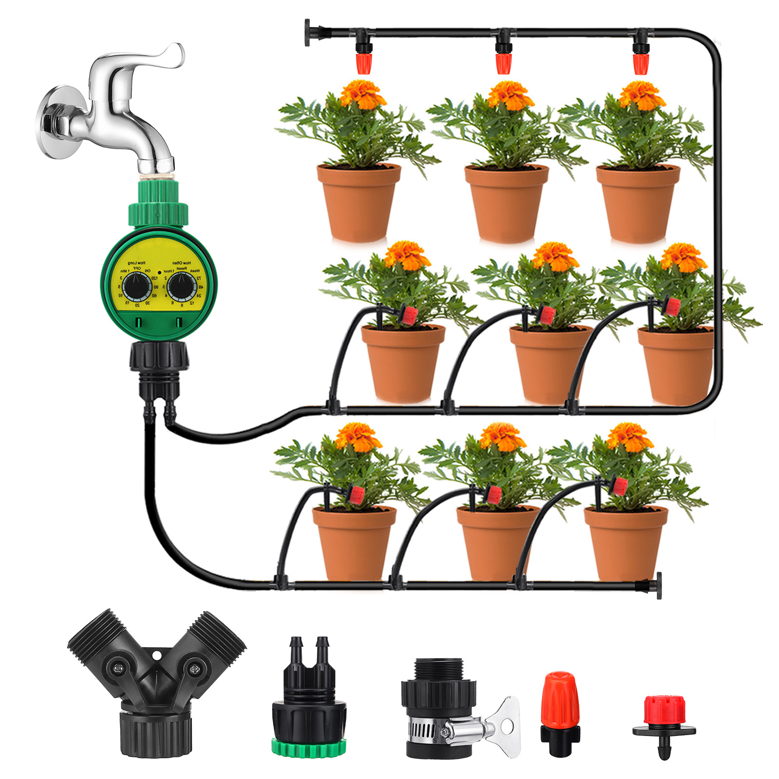 KING-DO-WAY-Drip-Irrigation-Kit-with-Water-Timer-Water-Pipe-and-Full-Language-Manual-and-Other-Acces-1829777-8