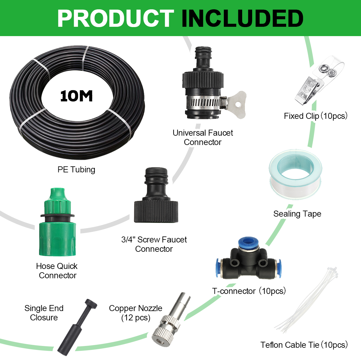 PATHONOR-10M-48PCS-Automatic-Sprinkler-DIY-Garden-Watering-Micro-Drip-Irrigation-System-Hose-Kits-1889969-12