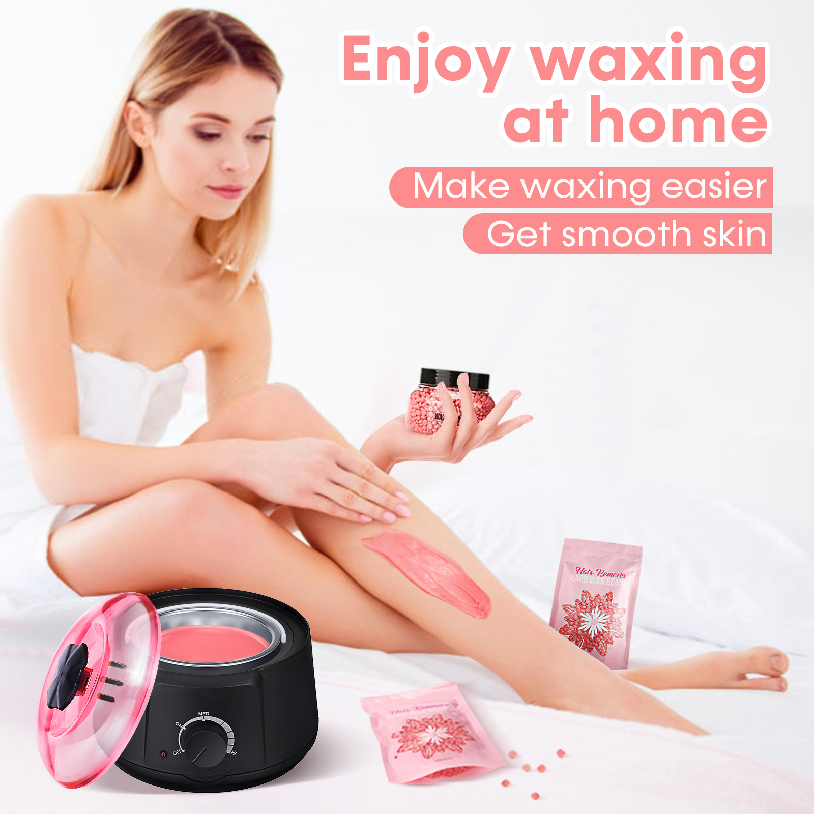 Waxing-Hair-Removal-Set-Wax-Machine-Warmer-Heater-Beads-Spatulas-Bowls-Depilatory-Tools-1940368-9