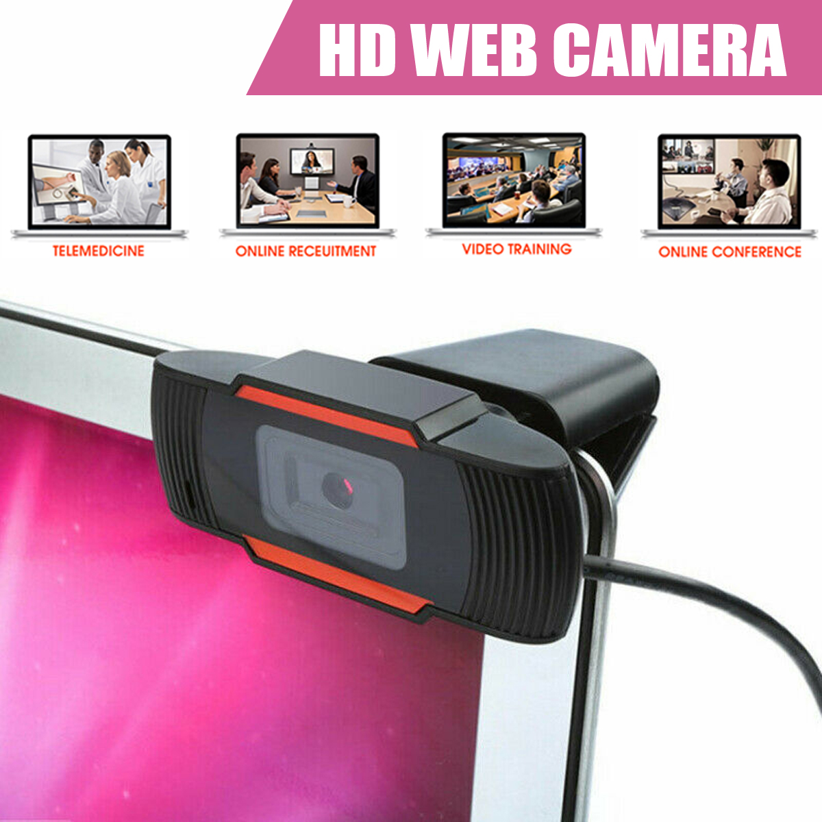Bakeey-30-Degrees-Rotatable-20-HD-Webcam-1080p-USB-Camera-Video-Recording-Web-Camera-with-Microphone-1684648-1