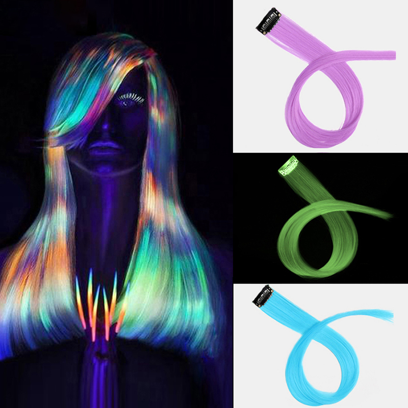 11-Colors-Luminous-Long-Straight-Wig-Halloween-Single-Clip-Synthetic-Hair-Extensions-1739840-1