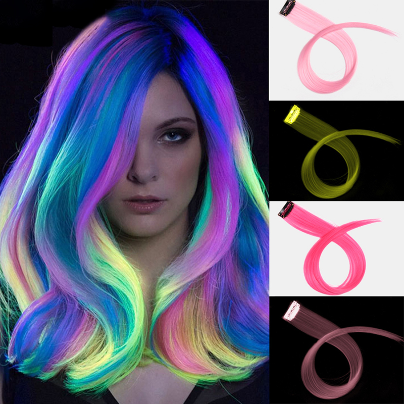 11-Colors-Luminous-Long-Straight-Wig-Halloween-Single-Clip-Synthetic-Hair-Extensions-1739840-2