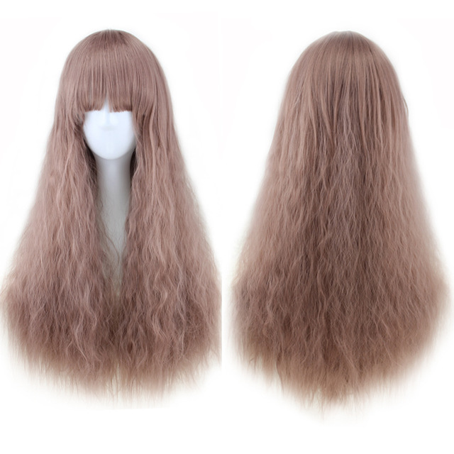 Qi-Liuhai-Corn-Hot-Whisk-Small-Wave-Cosplay-Wig---Multicolor-1535945-2