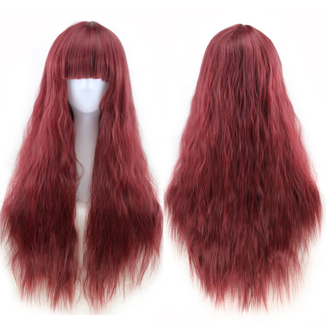 Qi-Liuhai-Corn-Hot-Whisk-Small-Wave-Cosplay-Wig---Multicolor-1535945-4