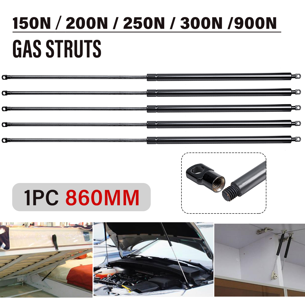 860mm-Universal-Car-Gas-Struts-Spring-150N--200N--250N--300N--900N-Force-1772650-1