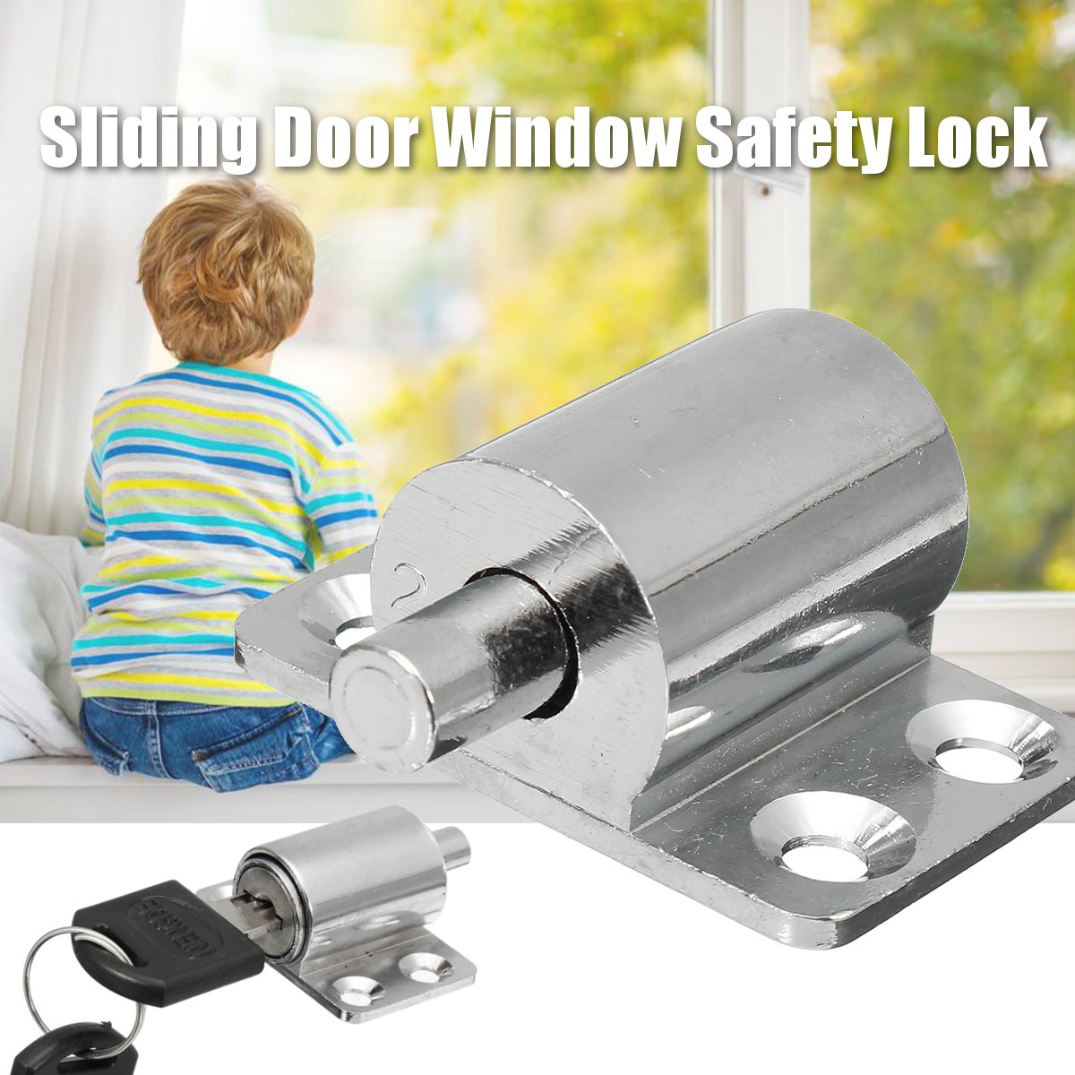 Aluminum-Alloy-Sliding-Door-Window-Restrictor-Lock-Children-Safety-Catch-1614817-1