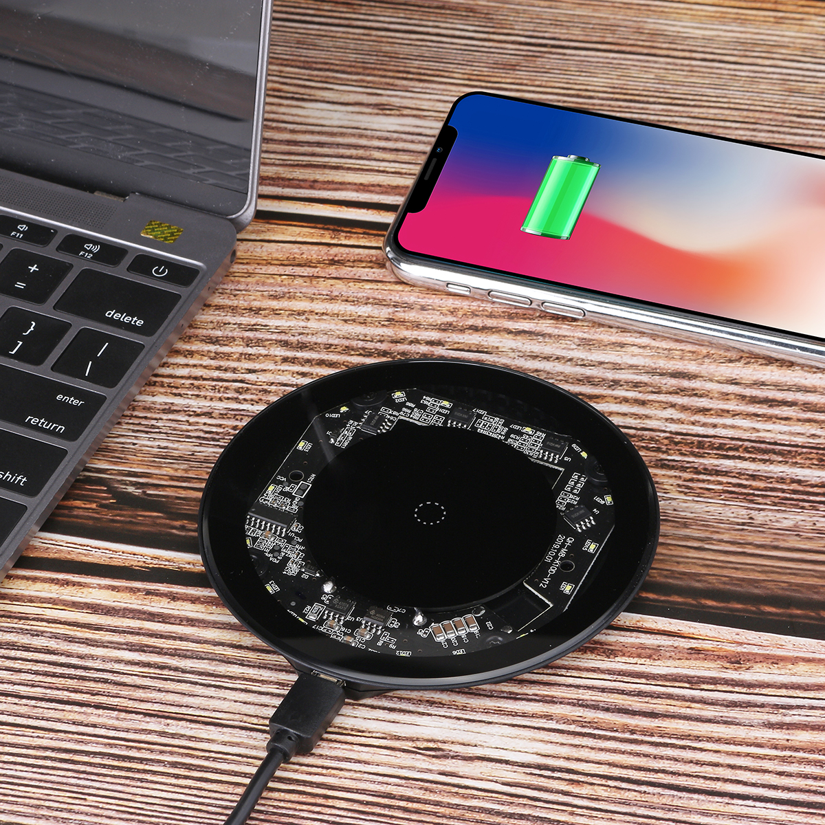 15W-Qi-Fast-Wireless-Charger-Mounts-Holder-Charging-Dock-Visible-Pad-360deg-Auto-1646693-7