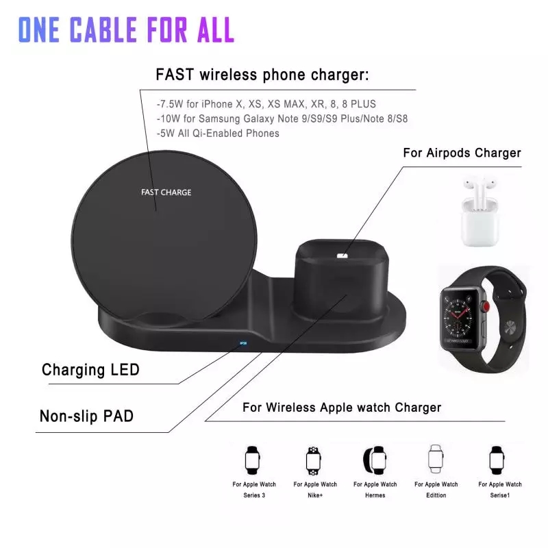 Bakeey-10W-3-in-1-Qi-Wireless-Charger-Fast-Charging-Holder-Stand-For-iPhone-12-12Pro-Huawei-P30-P40--1772962-3