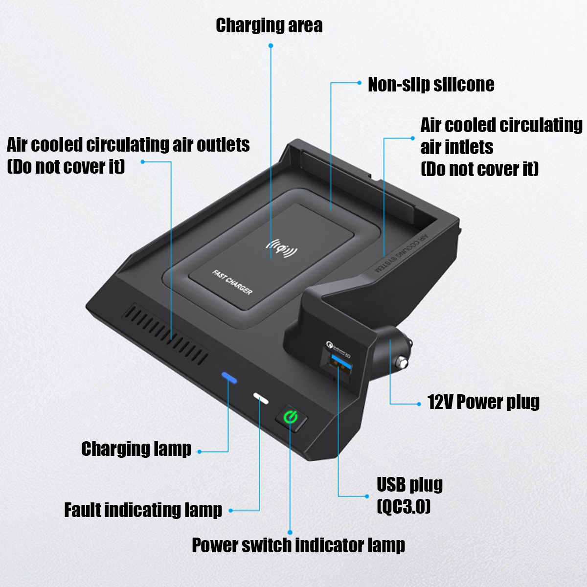 Bakeey-10W-Car-Charger-with-Wireless-Charger-for-Mercedes-Benz-AMG-C43-C64-C-Class-W205-C200L-C180-C-1872388-4