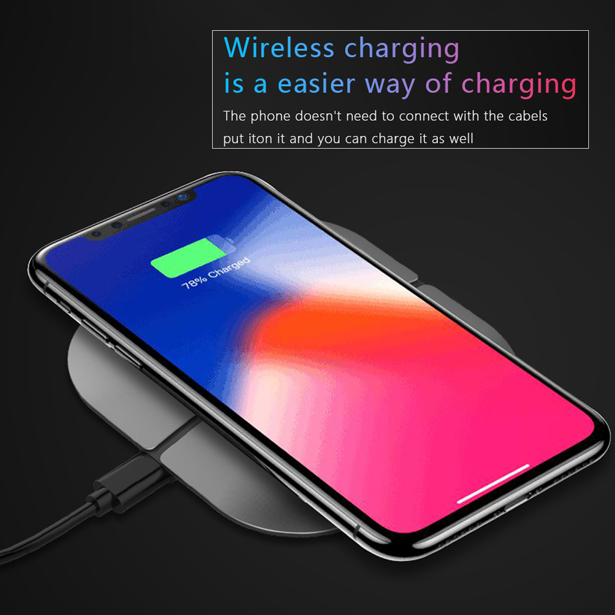 Bakeey-10W-Fast-Charging-LED-Light-Indicator-Qi-Wireless-Charger-Pad-for-iPhone-X-S8-S9-Plus-1314490-2