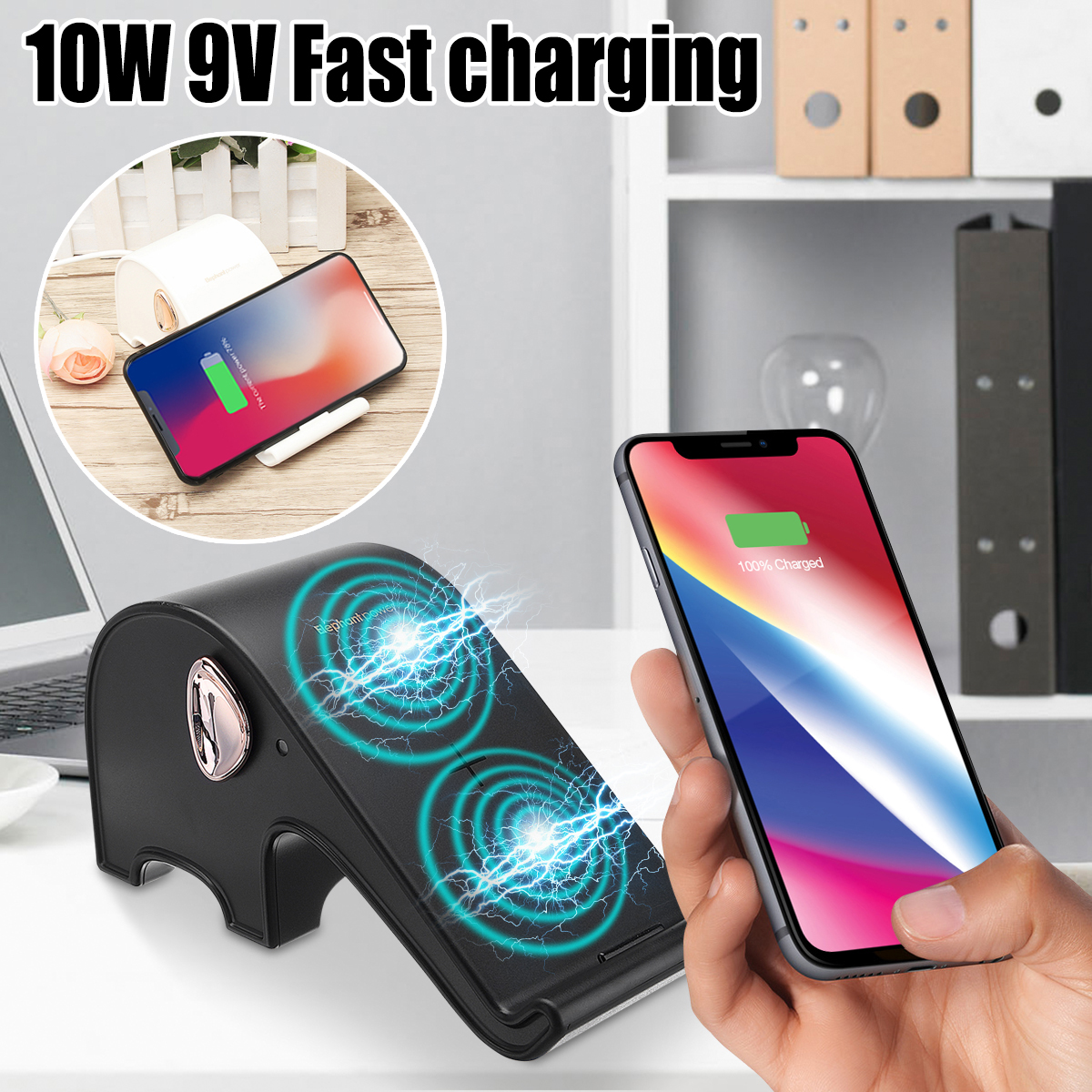 Bakeey-10W-QI-Fast-Wireless-Charger-Fast-Charging-Pad-For-iPhone-X-88Plus-Samsung-S8-S7-S6-1316595-1