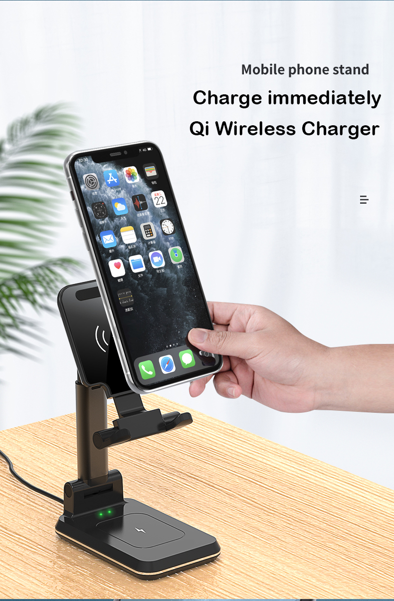 Bakeey-10W-Wireless-Charger-Dual-Coils-Charging-Pad-Earbuds-Charger-Foldable-Desktop-Phone-Holder-Ta-1710101-6