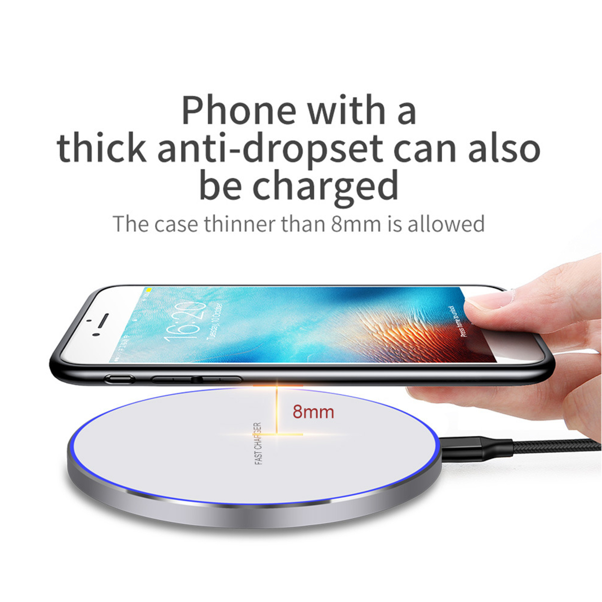 Bakeey-15W-Qi-Wireless-Fast-Charger-Charging-Bracket-Pad-Mat-For-iPhone-10-Pro-Xiaomi-10-Pro-1642520-2