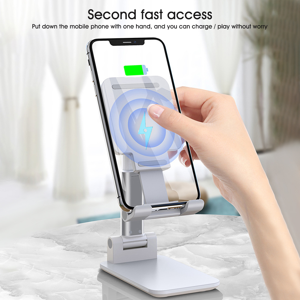 Bakeey-2-In-1-10W-Wireless-Charger--Desktop-Foldable-Height-Adjustable-Phone-Holder-Tablet-Stand-For-1700258-4