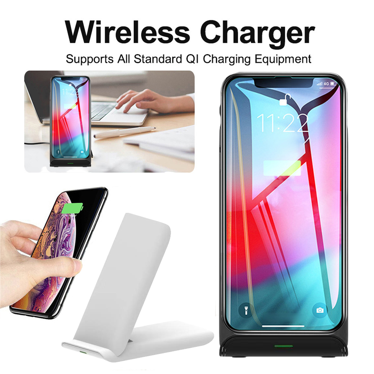 Bakeey-20W-Qi-Wireless-Folding-Fast-Charger-Phone-Charging-Bracket-Stand-for-iPhone-11-1583631-2