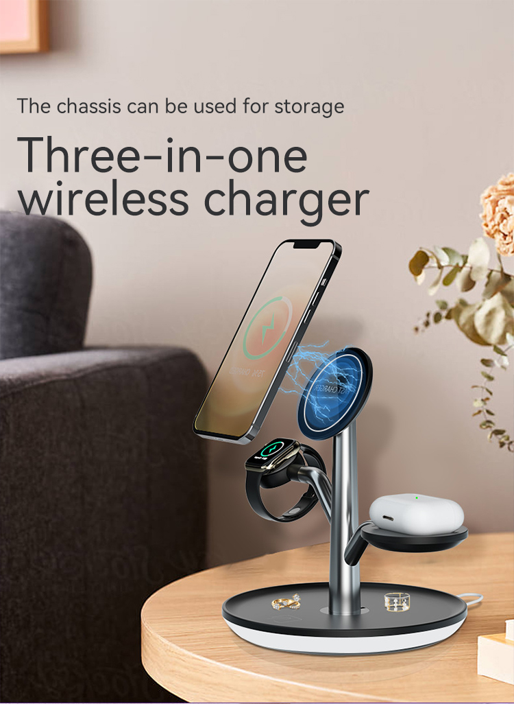 Bakeey-3-In-1-15W-Magnetic-Wireless-Charger-Fast-Wireless-Charging-Holder-For-Qi-enabled-Smart-Phone-1914445-1
