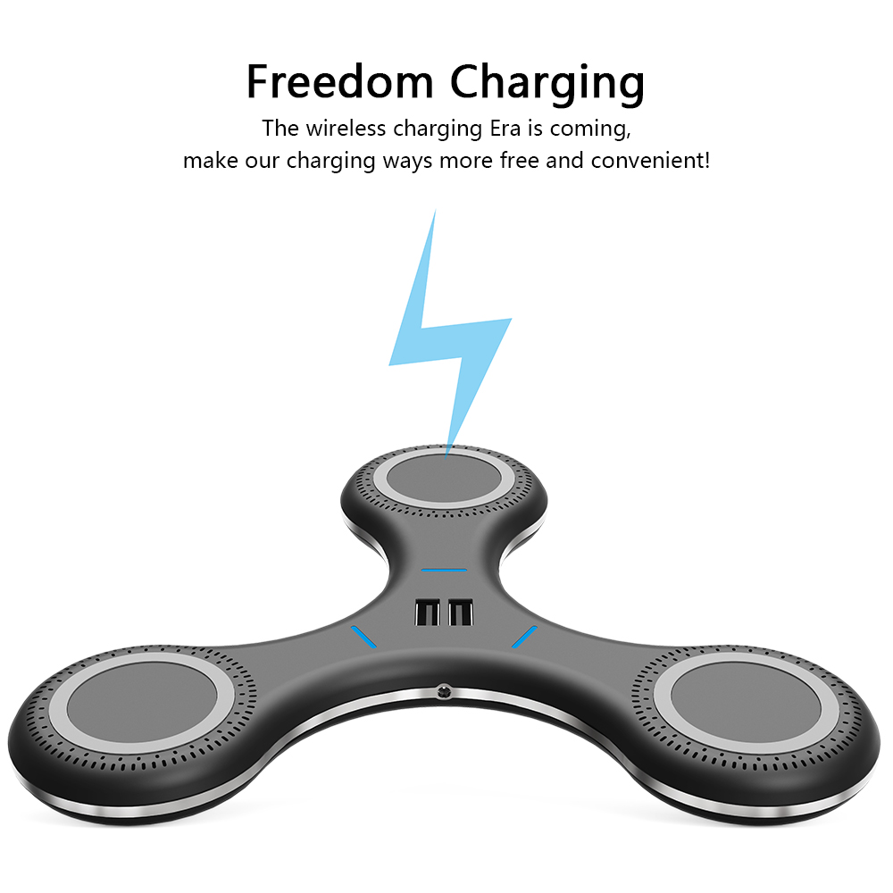 Bakeey-3-in-1-Wireless-Charger-3-Coils-Fast-Charging-With-Dual-USB-for-Samsung-S9-S8-Note-1299310-1
