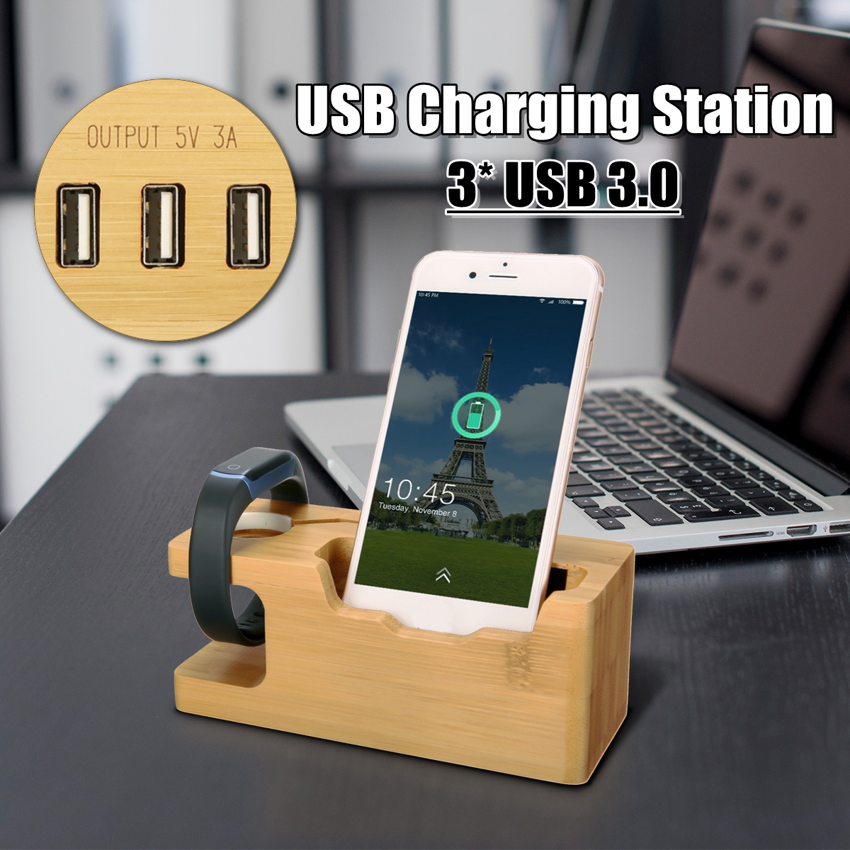 Bakeey-3USB-Charging-Station-Phone-Dock-Station-Fast-Charging-For-iPhone-XS-11Pro-MI10-Huawei-P30-P4-1720210-3