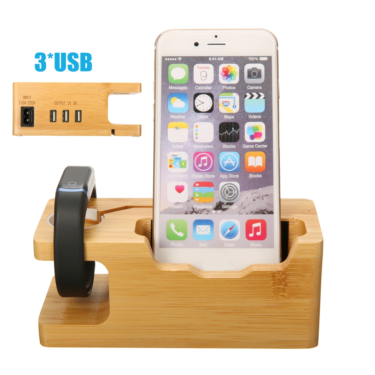 Bakeey-3USB-Charging-Station-Phone-Dock-Station-Fast-Charging-For-iPhone-XS-11Pro-MI10-Huawei-P30-P4-1720210-4