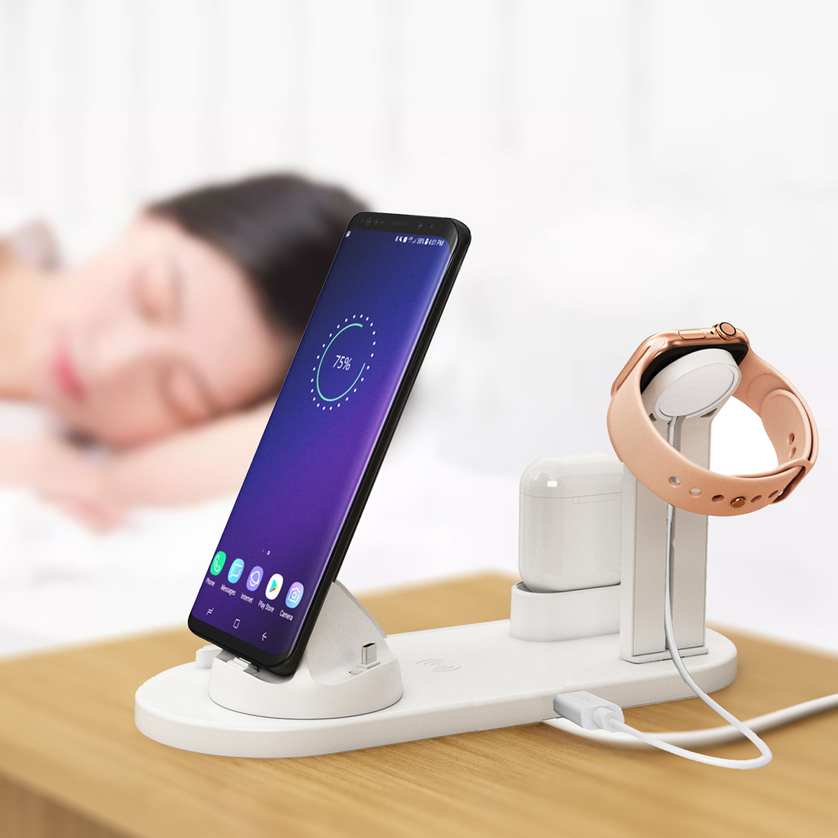 Bakeey-4-in-1-10W-Wireless-Charger-Stand-for-Airpods-Pro-for-Apple-Watch-for-Samsung-Galaxy-S21-Note-1875647-6