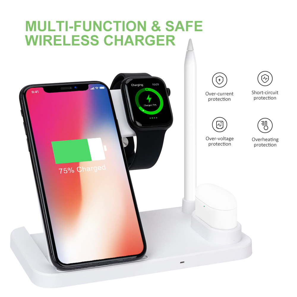 Bakeey-4-in-1-Wireless-Charger-5W75W10W-Phone-Charging-Holder-Quick-Charge-Bracket-For-iPhone-XS-11P-1707696-3