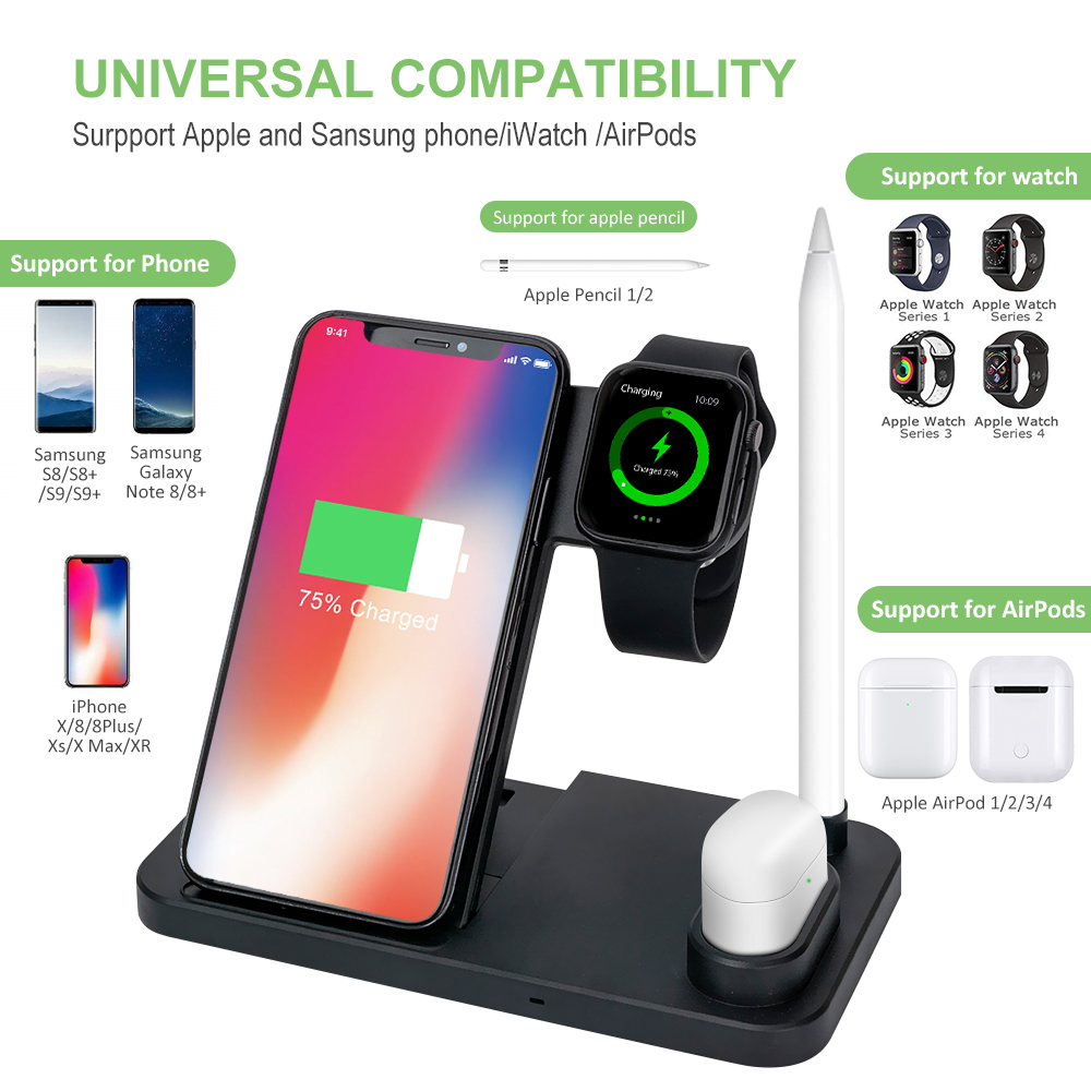 Bakeey-4-in-1-Wireless-Charger-5W75W10W-Phone-Charging-Holder-Quick-Charge-Bracket-For-iPhone-XS-11P-1707696-5