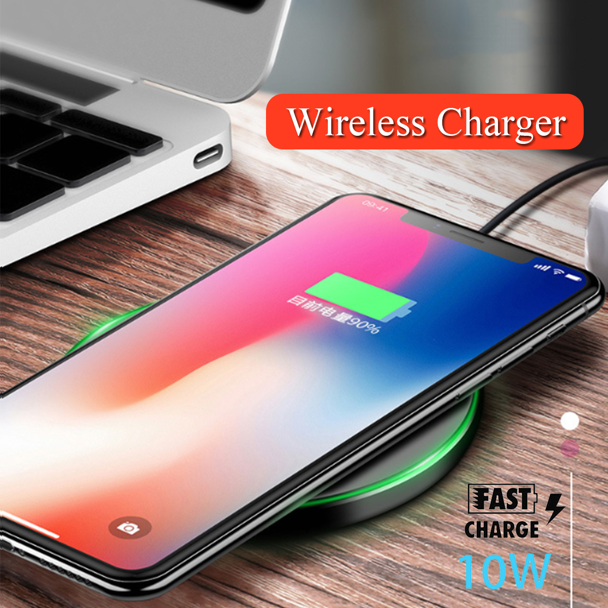 Bakeey-Aluminum-QI-Wireless-Fast-Charger-Charging-Dock-Pad-Mat-Phone-For-iPhone-XS-XR-X-1366096-1