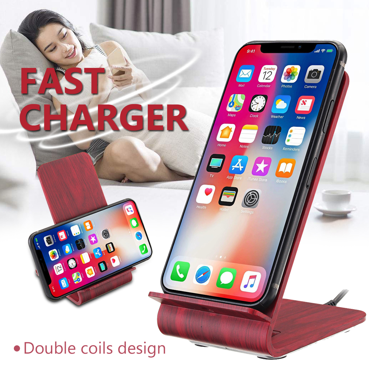 Bakeey-Qi-Wooden-Wireless-Charger-Desktop-Holder-For-iPhone-X-8-8Plus-Samsung-S8-S7-Edge-Note-8-1221453-1