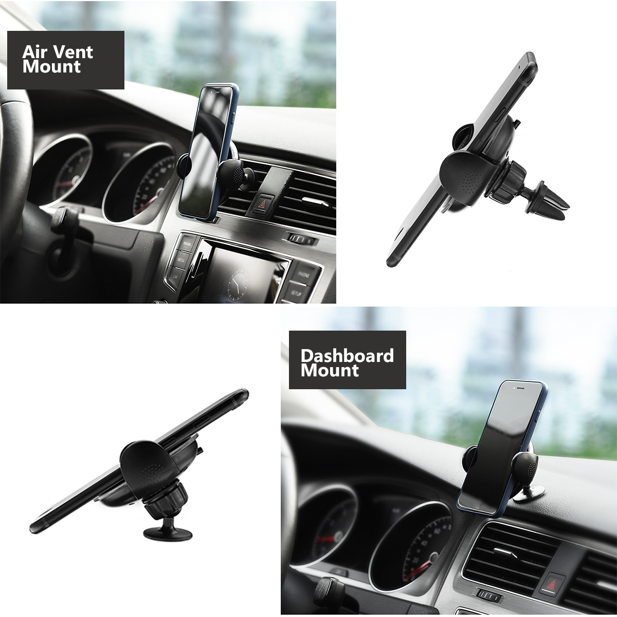 Bakeey-Wireless-Fast-Car-Charger-Two-Mount-Holder-Stand-For-iPhone-8P-iPhone-X-Samsung-S8-1252095-4