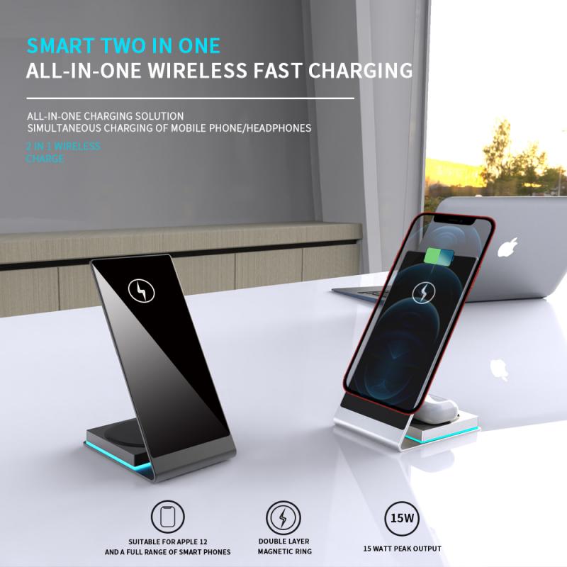 Bakeey-Y22-2-In-1-15W-Wireless-Charger-Fast-Wireless-Charging-Holder-For-Qi-enabled-Smart-Phones-for-1874932-1