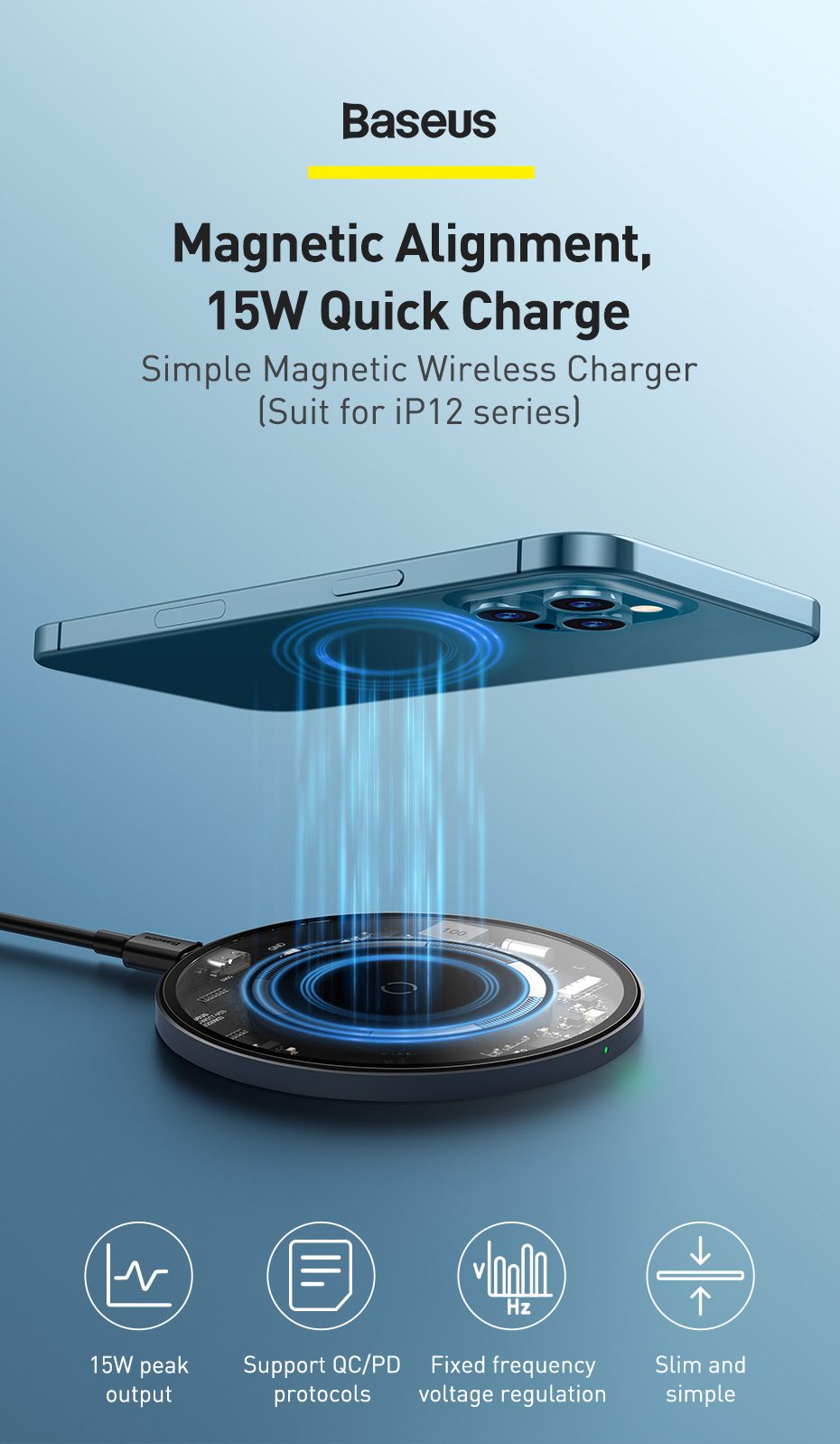 Baseus--15W-Magnetic-Wireless-Charger-PD-QC-Fast-Wireless-Charging-Pad-Aluminum-AlloyTempered-Glass--1757499-1
