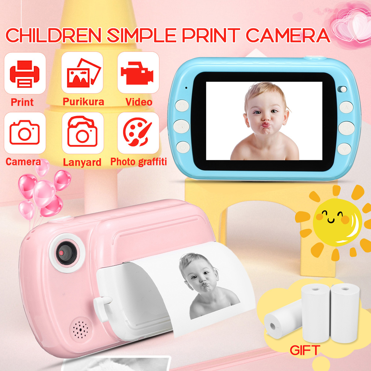 1200mAh-HD-Children-Digital-Camera-Video-Printer-35-inch-Eye-Protection-Screen-Instant-Printing-Kids-1832278-1