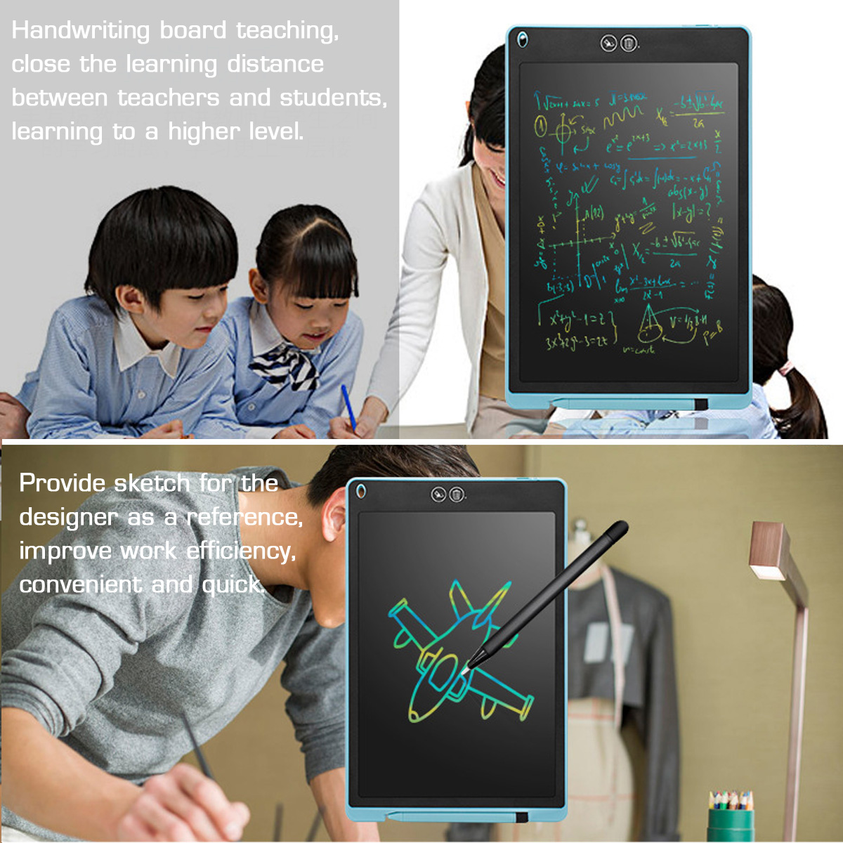 12quot-LCD-Tablet-Drawing-Writing-Board-Kid-Notepad-eWriter-Digital-Graphic-Gifts-1676074-2