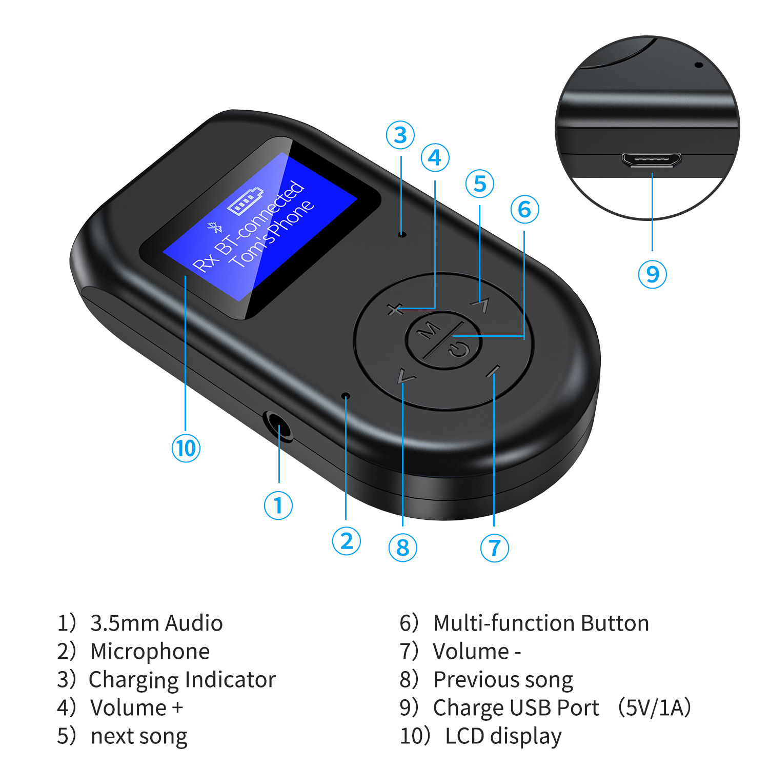 Bakeey-2-In-1-LCD-Display-bluetooth-Adapter-Transmitter-Receiver-Wireless-35mm-bluetooth-Transmitter-1795394-2