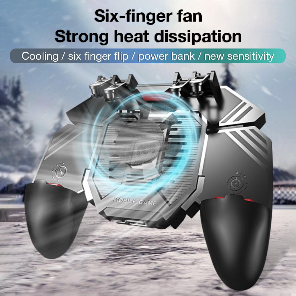 Bakeey-AK77-Wireless-Gaming-Controller-Joystick-Large-Capacity-Gamepad-With-Cooling-Fan-For-iPhone-8-1582080-1