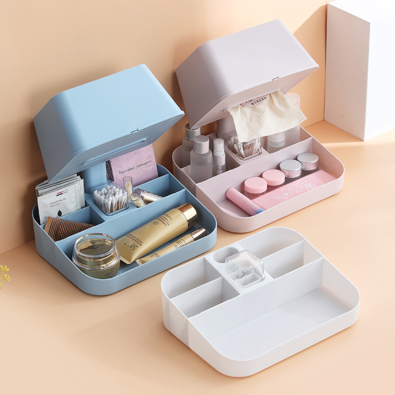Bakeey-Dressing-Box-Desktop-Large-Capacity-Drawer-Integrated-Skin-Care-Lipstick-Makeup-Remote-Contro-1604445-4